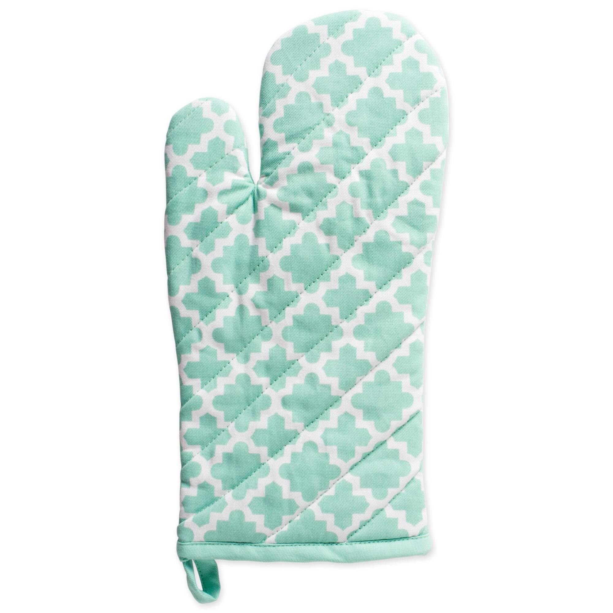 DII® Aqua Lattice Oven Mitt Set, 2ct.